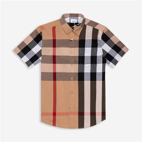 áo sơ mi burberry tay ngắn